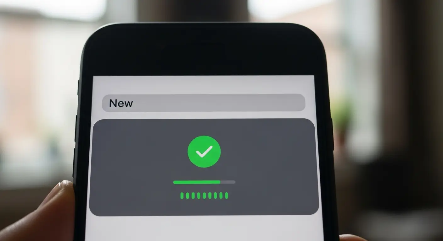 스마트폰 알림창에 ‘입금 완료’ 메시지가 뜨는 장면