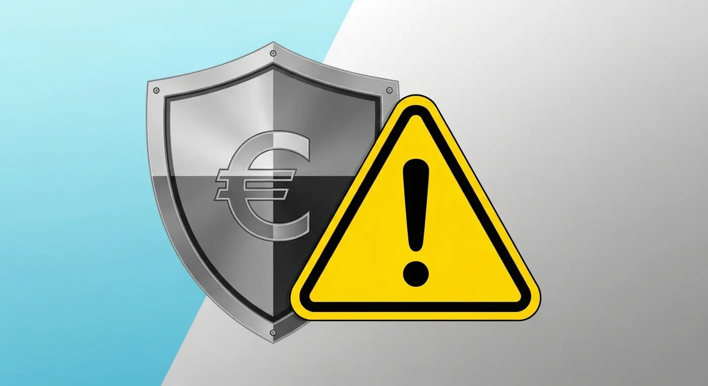 소비자가 주의해야 할 위험 신호를 상징화한 이미지