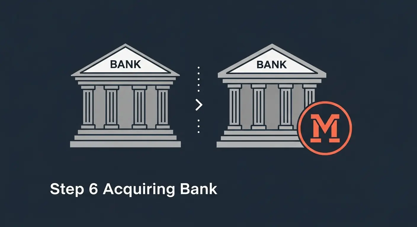 정상 카드 결제 흐름을 시각적으로 표현한 인포그래픽