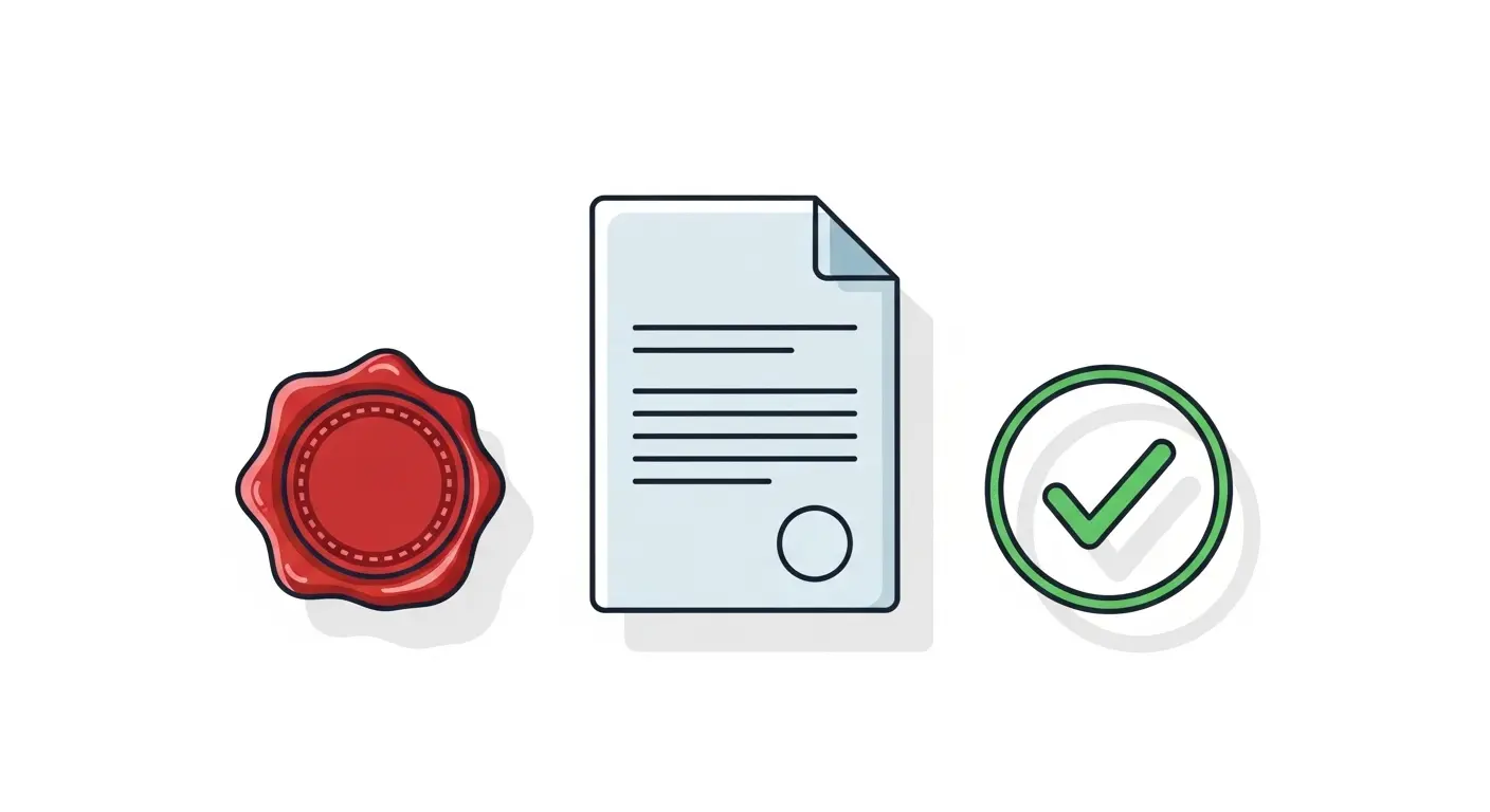 신용카드 현금화 합법 구조를 설명하는 문서와 승인 아이콘 이미지