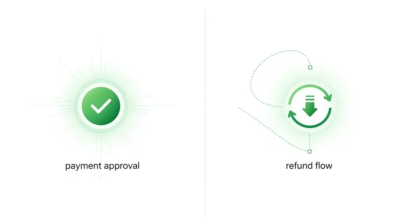 삼성카드 결제 후 환불 기반 합법 현금화 구조를 나타내는 이미지