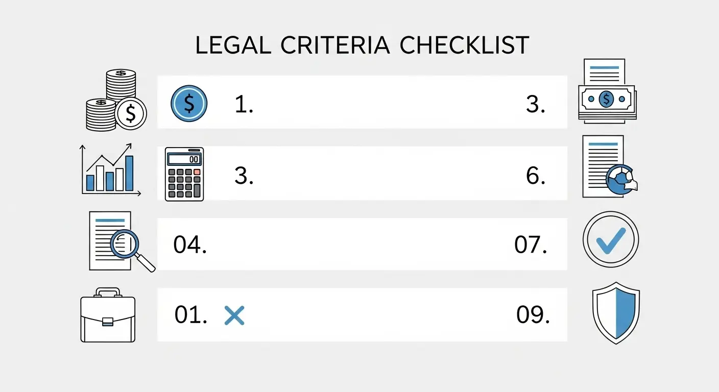 신용카드 현금화 합법 기준 체크리스트 일러스트