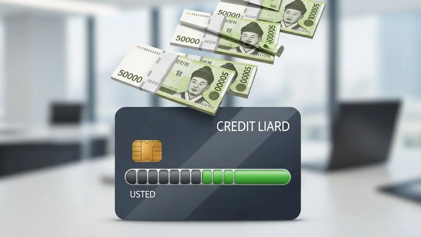 남은카드한도 현금화 개념 설명 이미지