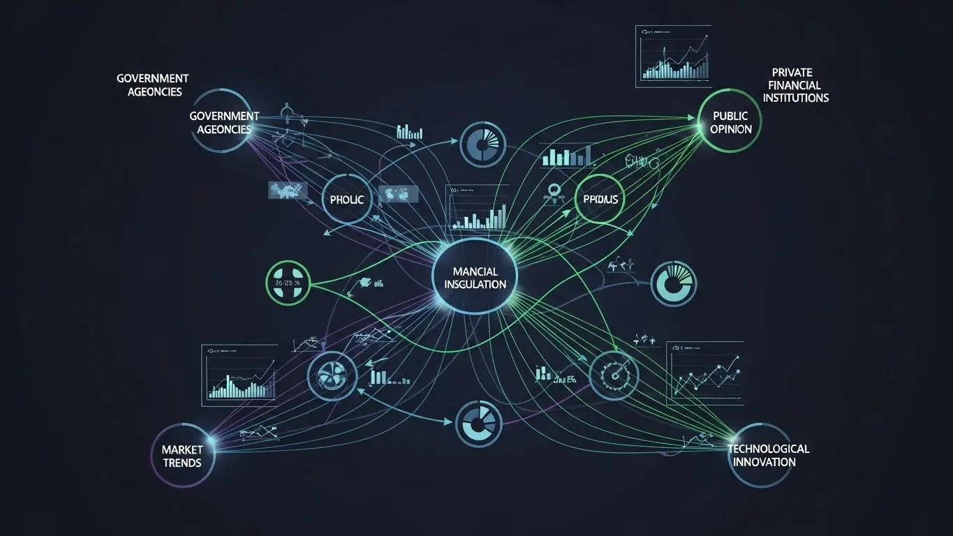 공공기관 금융 규정 이해 흐름을 보여주는 일러스트