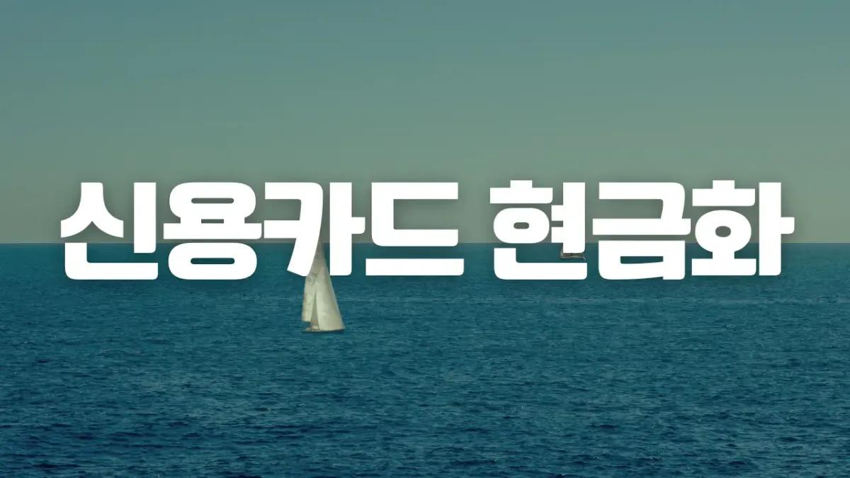 카드 한도 현금화 실제 이용 후기를 요약한 대표 이미지