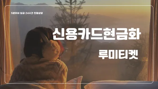 잔여 한도 그래프와 신용카드를 조합한 심플 금융 일러스트